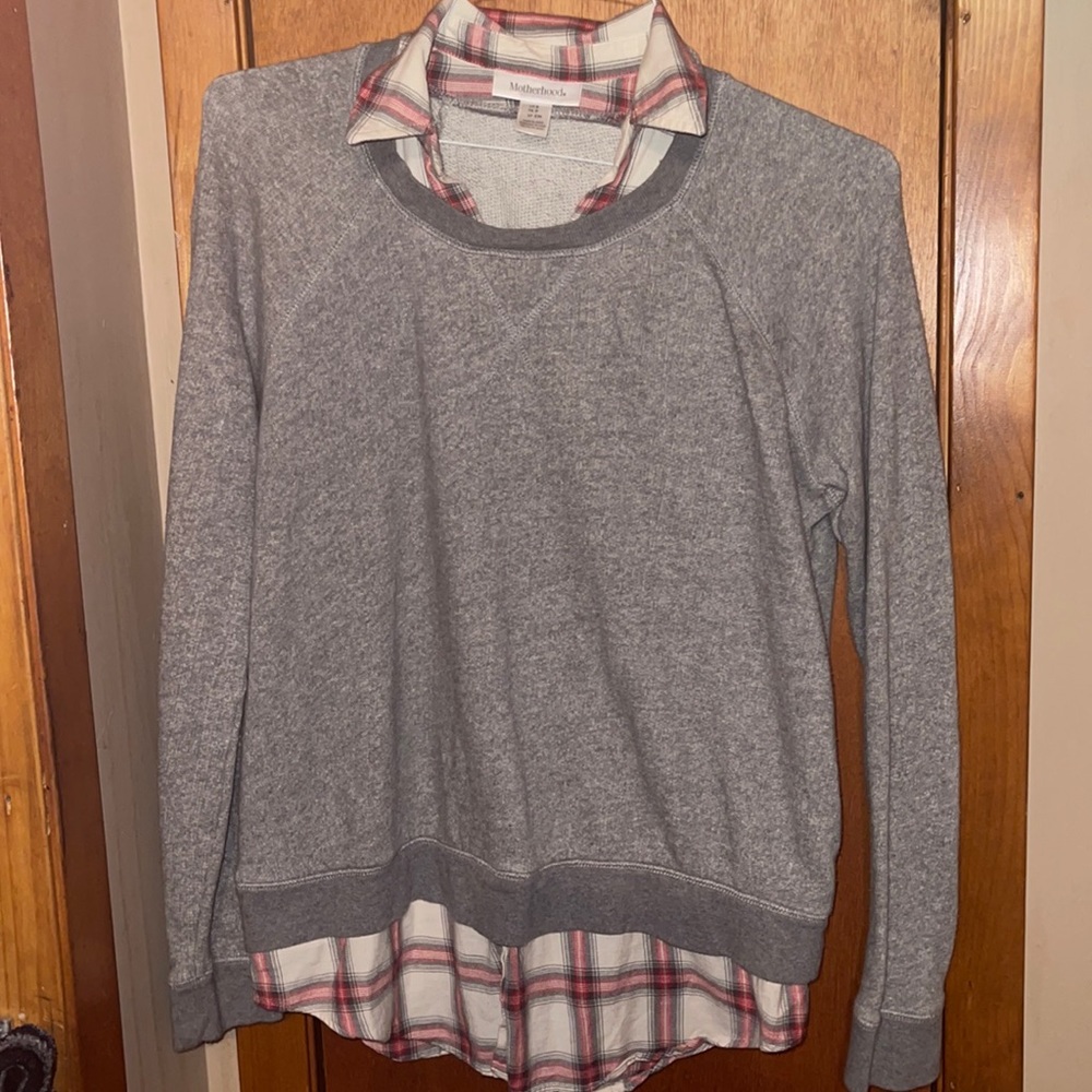 Flannel sweater